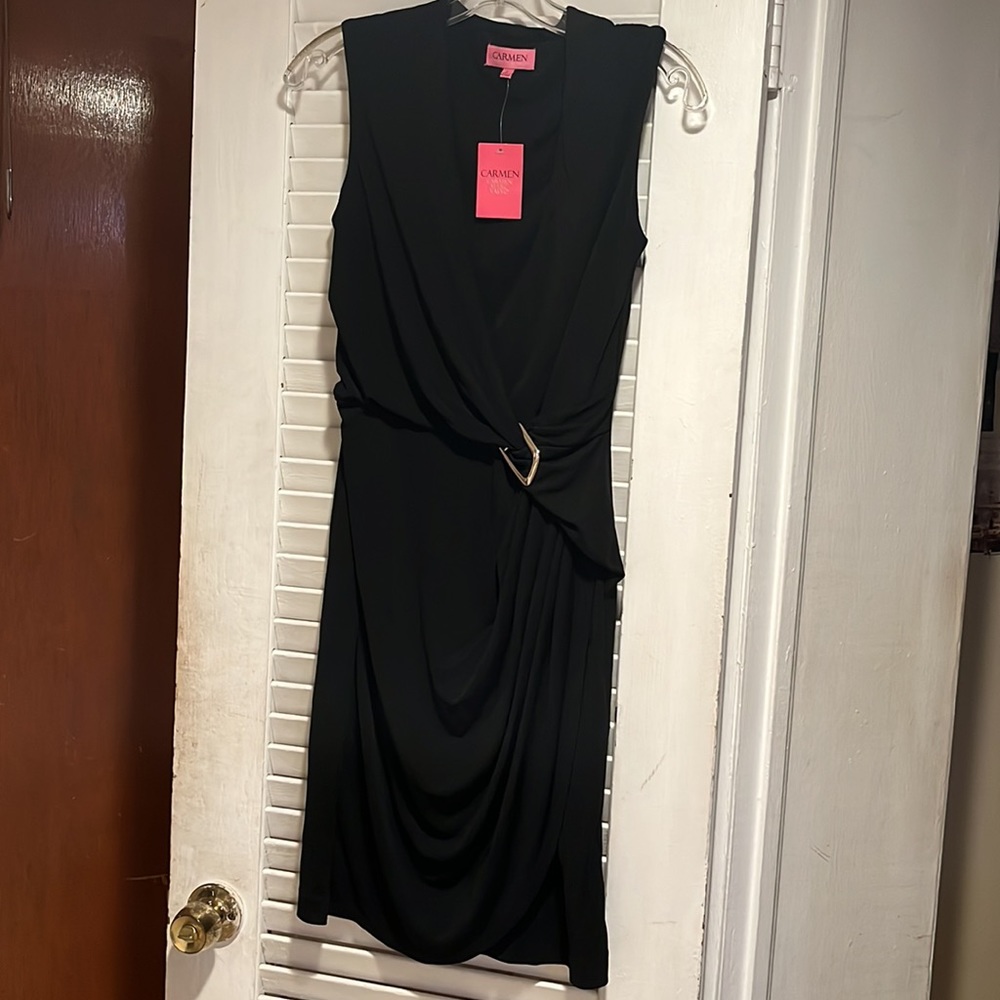 Carmen by Carmen Marc  Valvo black small size brand new with tags Small
